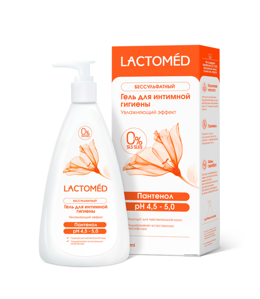 Гель для интимной гигиены Лактомед 200мл Увлажняющий эффект Гель для интимной гигиены Лактомед 200мл Увлажняющий эффект