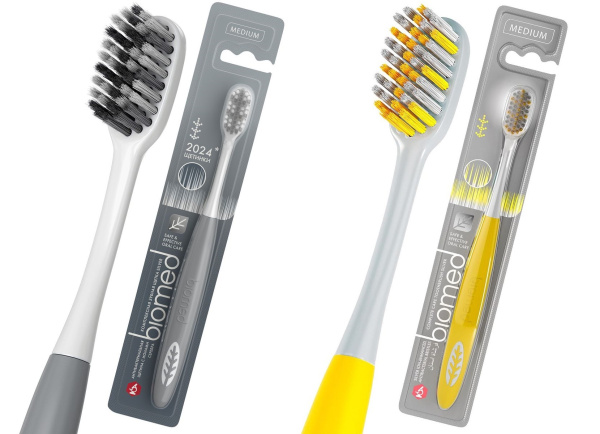Зубная щетка Biomed Silver