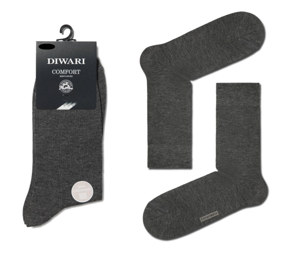 Носки мужские (темно-серые) р. 29 DiWaRi Comfort 000