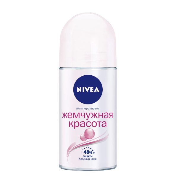 Дезодорант жен. Nivea roll 50мл жемчужная красота