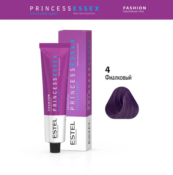 Professional ESSEX PRINCESS FASHION 4 фиалковый 60мл (У-40)