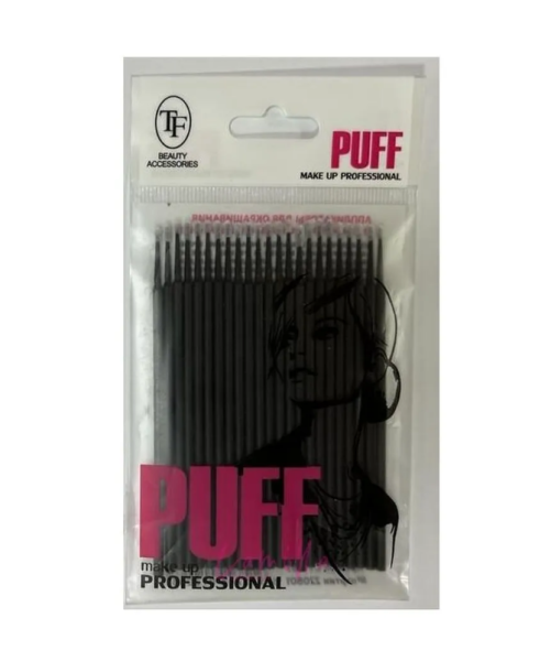 Аппликатор для окрашивания и ламинирования бровей и ресниц TF 10шт black Аппликатор для окрашивания и ламинирования бровей и ресниц TF 10шт black