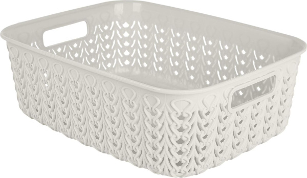 Корзина для хранения 3л 26,8*19,5*9см Plast Team Melange молочный туман