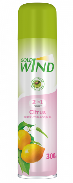 Освежитель воздуха Gold Wind 300мл Citrus (У-12)