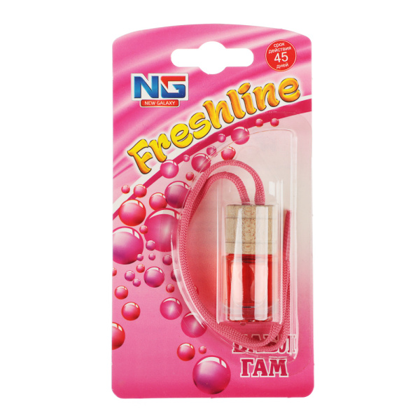 Ароматизатор для авто New Galaxy Freshline бабл гам (У-12)