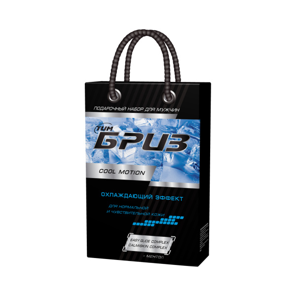 ПН муж. ТимБриз №1260 Cool motion синий (крем д/бритья, крем п/бритья)