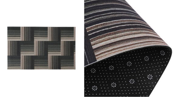 Дорожка с декором в рулоне с резиновыми точками  80см