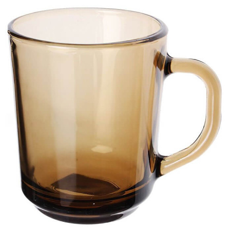 Кружка стекло 250мл "Basilico Ogni Giorno" дымка /47487/62009/