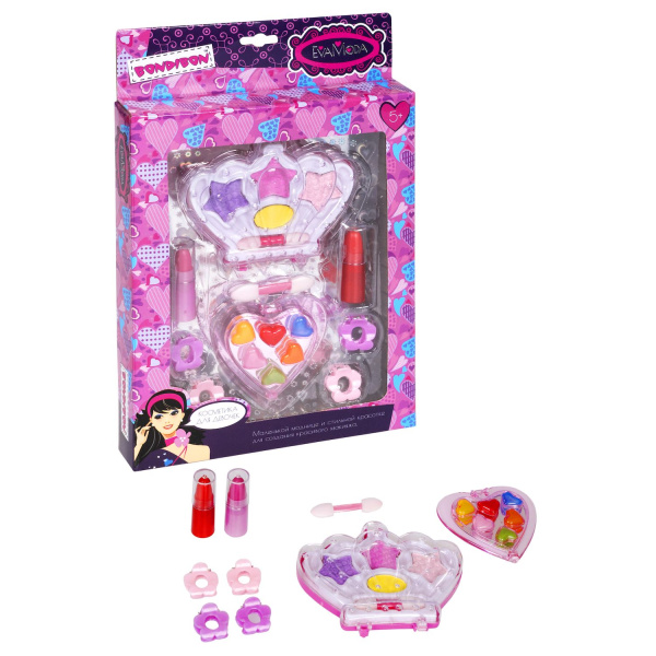 ПН детской декоративной косметики Bondibon Eva Moda Корона с сердечком /20678B2/