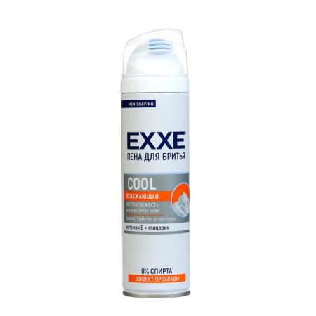 Пена для бритья EXXE COOL 200мл освежающая