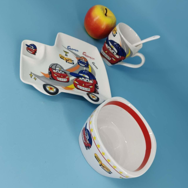 Набор детской посуды 4 предмета керамика