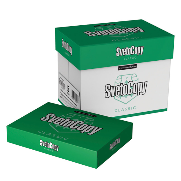 Бумага А4 SvetoCopy Classic 500л 80г/м2, 146% CIE бел., класс С/5 (У-5) /000877/