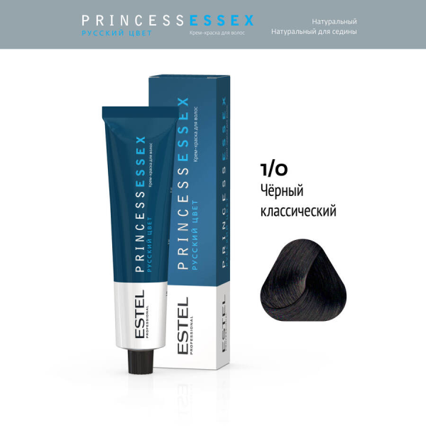 Professional ESSEX PRINCESS  1/0 черный классический 60мл (У-40)
