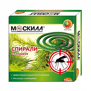 Спирали от комаров Moskill 10шт 