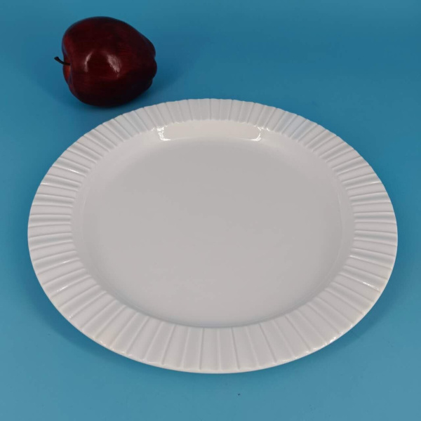 Блюдо d-25см Зима стеклокерамика (У-9/36)