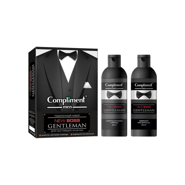 ПН муж. Compliment men New Boss №1770 Gentleman (шампунь 250мл, гель д/душа 250мл)