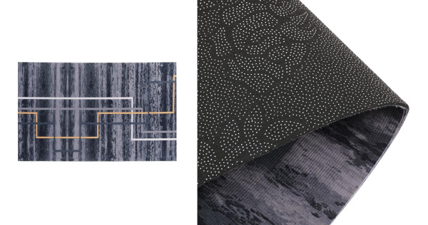 Дорожка с декором в рулоне с резиновыми точками  60см