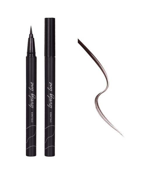 Подводка-фломастер для глаз Lavelle Collection Lovely Line т. 02 коричневый