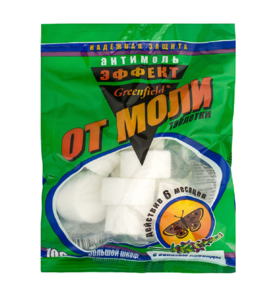 Антимоль таблетки Greenfield (У-24)