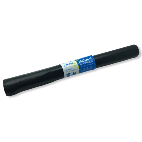 Мешки для мусора Pakleen КП 180л/10шт 95*110см 40мкм ПВД черные (У-10) Мешки для мусора Pakleen КП 180л/10шт 95*110см 40мкм ПВД черные (У-10)