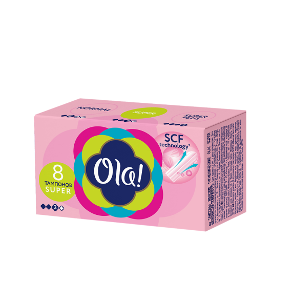 Тампоны OLA! Super  8шт (У-21) /2044/90054/90278/