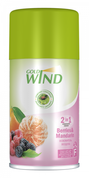 Освежитель воздуха Gold Mint 230мл сменный блок Ягодно-фруктовый микс (У-12)