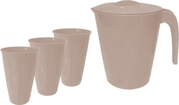 Набор для сока (кувшин 1,9л+3 стакана 350мл) Sugar&Spice Vanilla