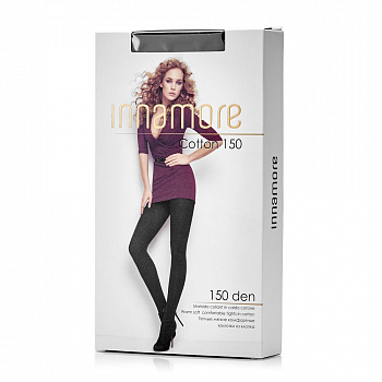 Колготки INNAMORE COLLANT Cotton  150 (nero 4) (У-12)