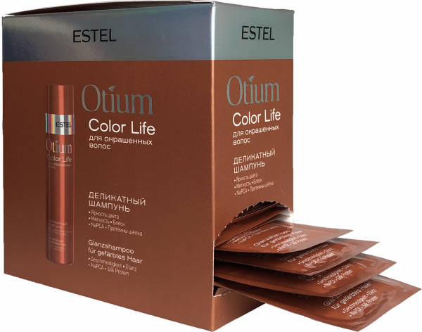 OTIUM ОТM.6/B Шампунь деликатный для окрашенных волос Color Life 10мл (У-30)