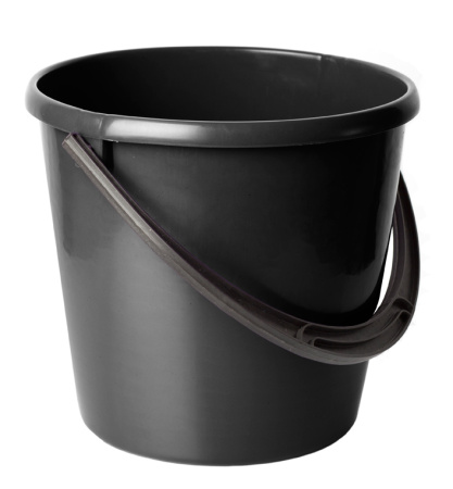 Ведро 10л черное (Ангарск) (У-5)