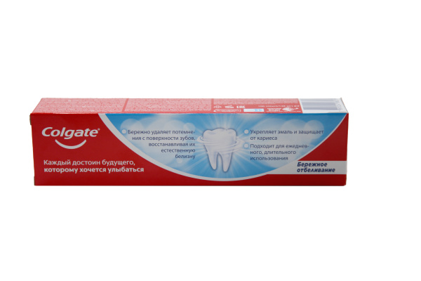 Зубная паста Colgate 100мл бережное отбеливание /89246/