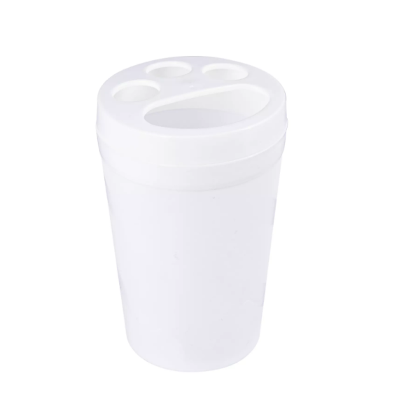 Стакан для зубных щеток Breeze (белый) (У-10)