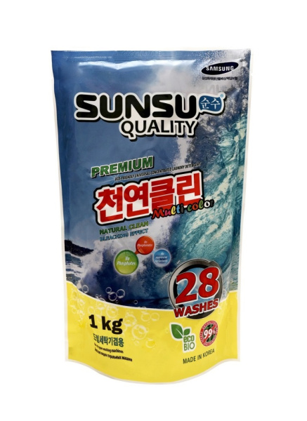 СМС универсал Sunsu 1,0кг бесфосфатный для цветного белья (У-20)