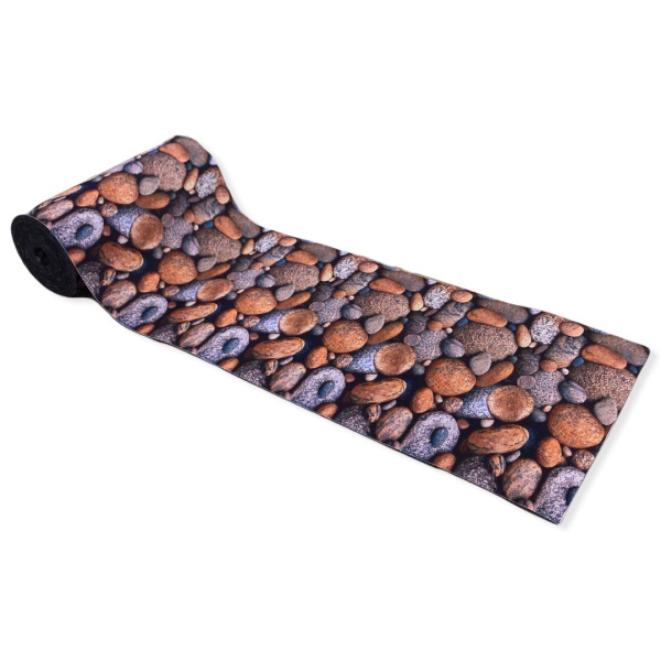 Дорожка с декором в рулоне с резиновыми точками 180см