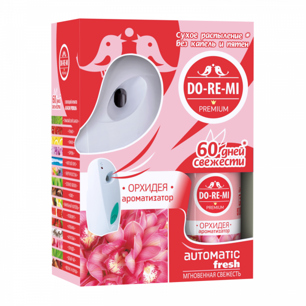 Освежитель воздуха До-ре-ми Премиум 250мл автоматический Цветочное настроение (У-4)