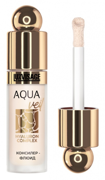Консилер-флюид  для лица Luxvisage т.101 Aqua veil Hyaluron Complex Fair