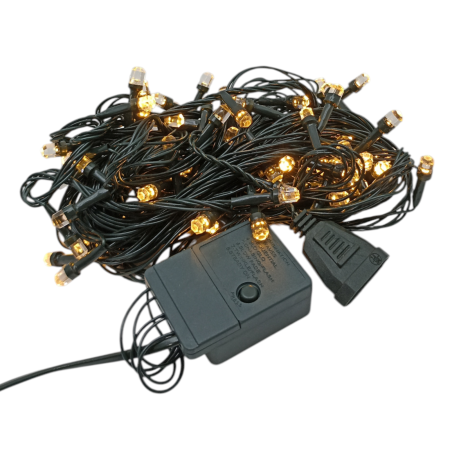 Гирлянда 80 ламп 9,0м шампань