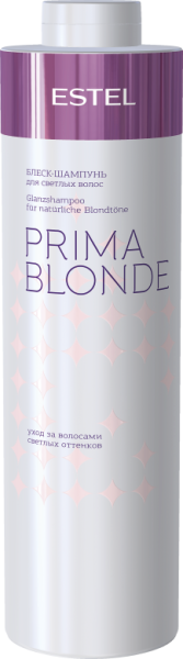 ESTEL PRIMA BLONDE PB.3/1000 Блеск-шампунь для светлых волос 1000мл 