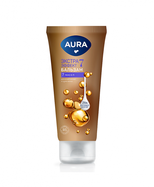 Бальзам для волос Aura 250мл 7 масел (У-8)