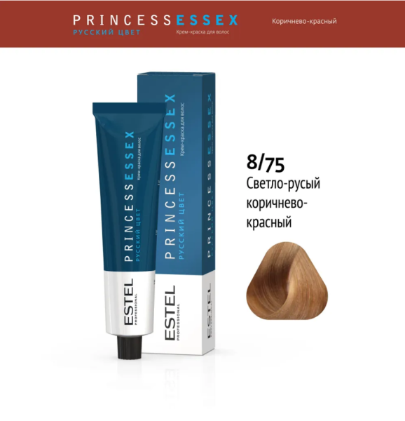 Professional ESSEX PRINCESS  8/75 светло-русый коричнево-красный 60мл (У-40)