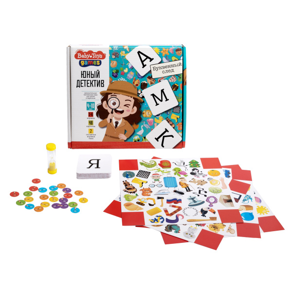 Игра настольная "Юный детектив. Буквенный след"