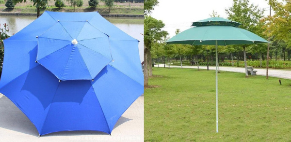 Зонт для пикника d-150-300см двойной