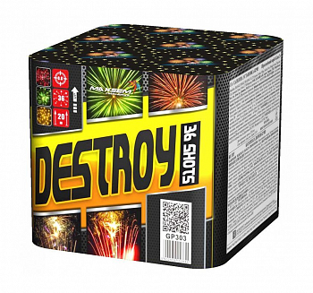 Батарея салютов Destroy  (0,6"36) 