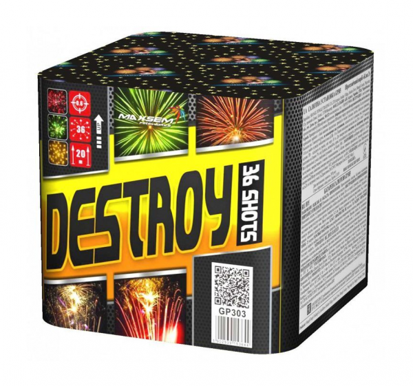 Батарея салютов Destroy  (0,6"36) 