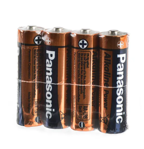 Батарейки алкалиновые АА LR6 Panasonic Power /4/48