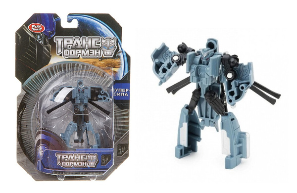 Трансформер Буря Play Smart 18*11*3,5см/8085/