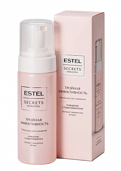 ESTEL SECRETS Красота ES/K/P150 Пенка-мусс для умывания Тройная эффективность 150мл