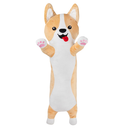 Игрушка мягкая Корги лежебока 74см