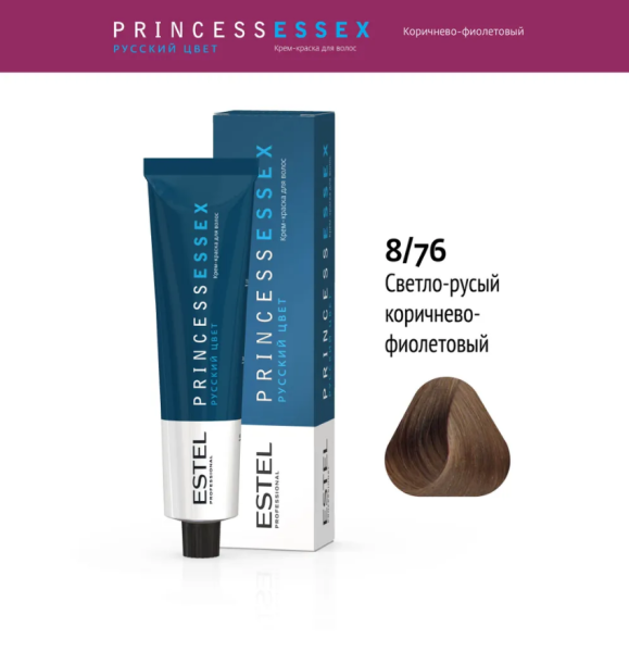 Professional ESSEX PRINCESS  8/76 светло-русый коричнево-фиолетовый 60мл (У-40)