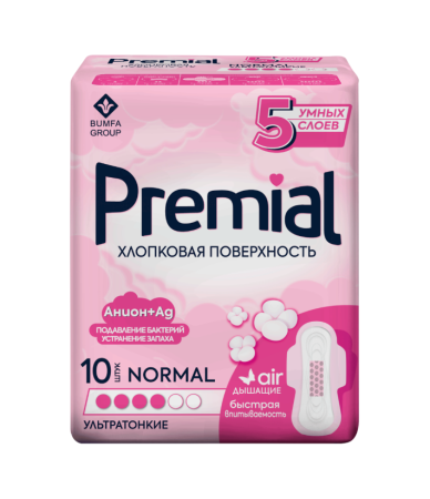 Прокладки PREMIAL 10шт Normal Wings  